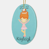 Red Haire Dancer Persoonlijk Ornament (Links)