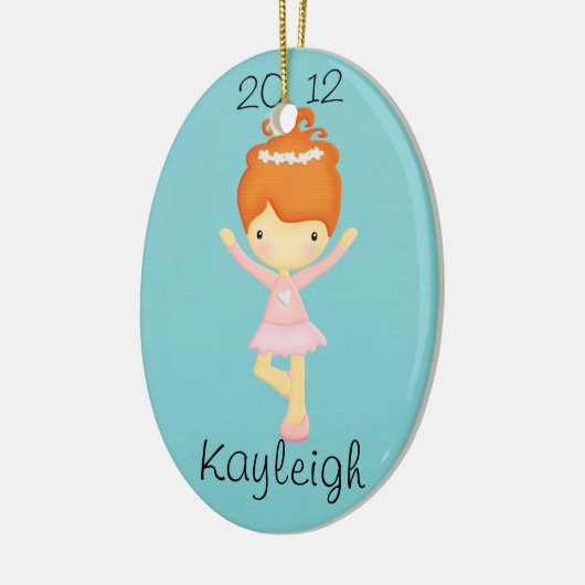 Red Haire Dancer Persoonlijk Ornament (Links)