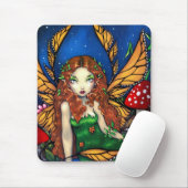 "Red Haire Fairy Queen" Mousepad Muismat (Met muis)