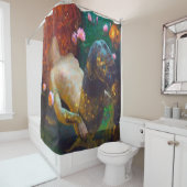 Red Haire Mermaid 2 Shower Curtain Douchegordijn (In situ)