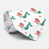 Red Haire Mermaid 2 Stropdas (Opgerold)