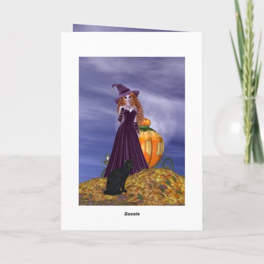 Red Haire Witch Kaart (Achterkant)