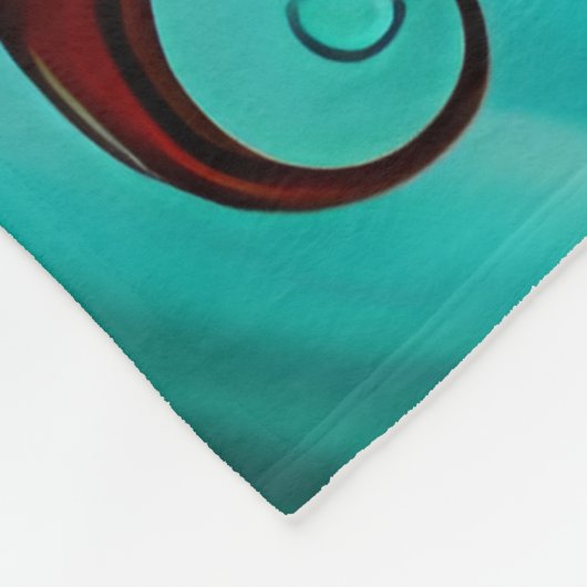 Red Haired Streampunk Vrouw Fleece Deken (Hoek)