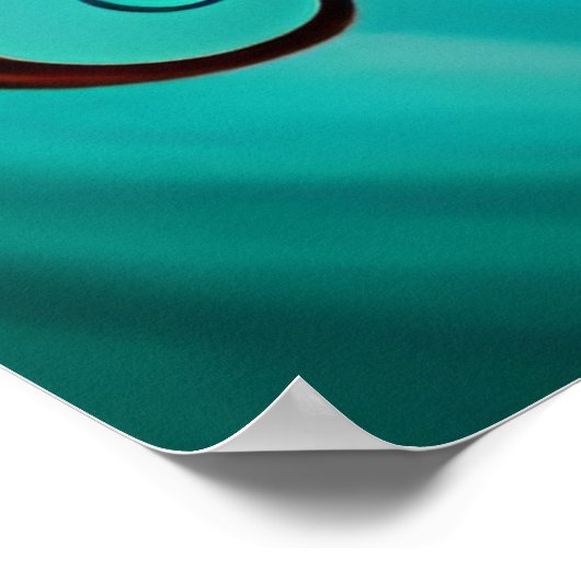 Red Haired Streampunk Vrouw Poster (Hoek)