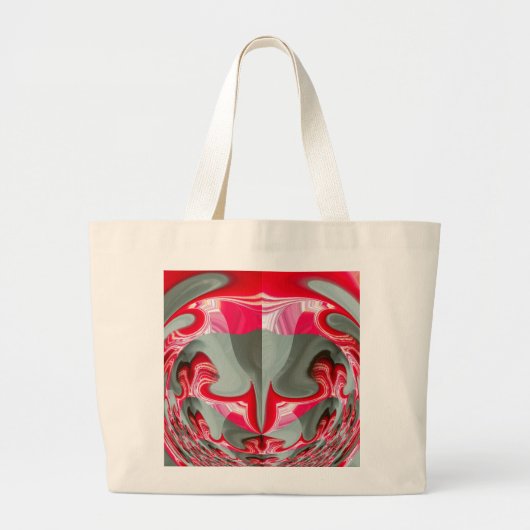 Red  Hakuna Matata-cadeaus aanpassen Product Grote Tote Bag (Voorkant)