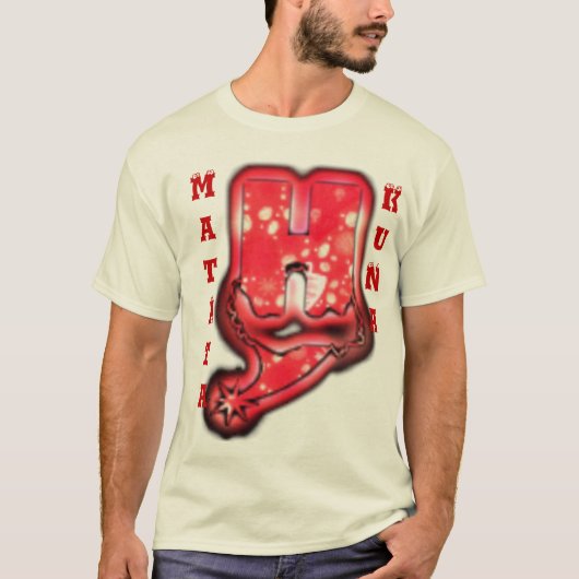 Red  Hakuna Matata Gifts T-shirts (Voorkant)