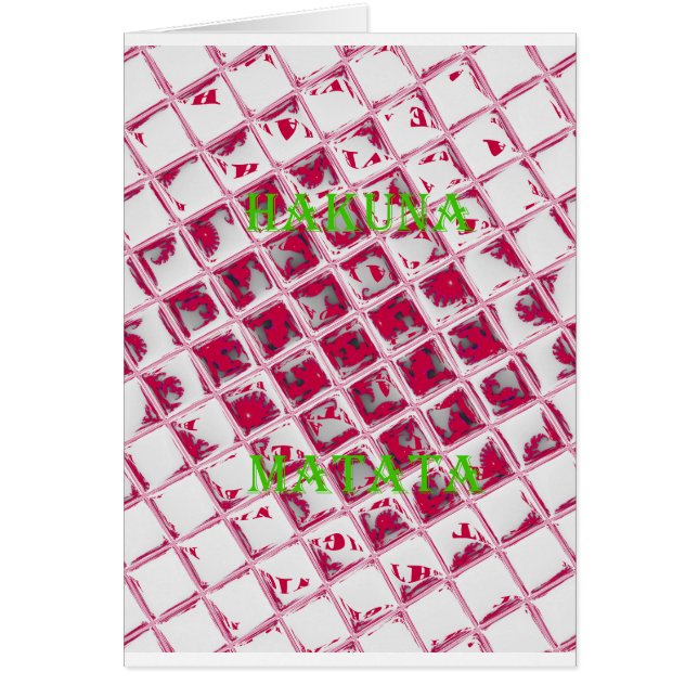 Red Hakuna Matata Style (Voorkant)