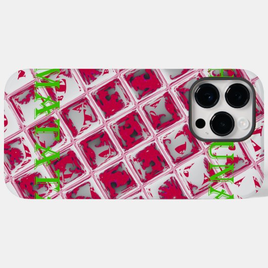 Red Hakuna Matata Style Case-Mate iPhone Case (Achterkant (horizontaal))