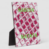 Red Hakuna Matata Style Fotoplaat (Zijkant)