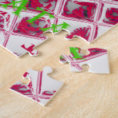 Red Hakuna Matata Style Legpuzzel (Zijkant)