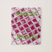 Red Hakuna Matata Style Legpuzzel (Verticaal)