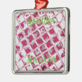 Red Hakuna Matata Style Metalen Ornament (Links)