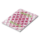 Red Hakuna Matata Style Notitieblok (Linkerzijde)