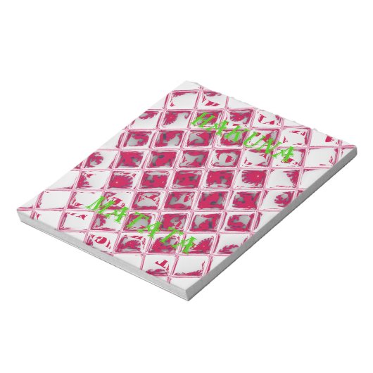 Red Hakuna Matata Style Notitieblok (Linkerzijde)