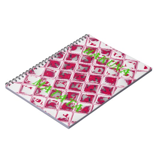 Red Hakuna Matata Style Notitieboek (Linkerzijde)