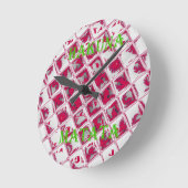 Red Hakuna Matata Style Ronde Klok (Hoek)