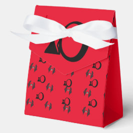 Red Halloween & Cat Design Bedankdoosjes
