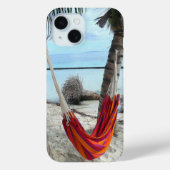 Red Hammock tussen Palms, Caribische strand Case-Mate iPhone Case (Achterkant)