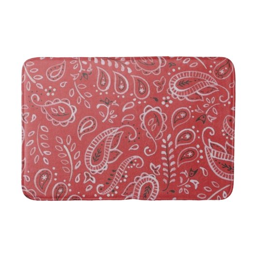 Red Hanky Bath Mat (Voorkant)