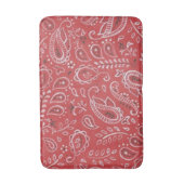 Red Hanky Bath Mat (Voorkant Verticaal)