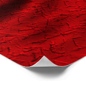 Red Hanukkah Mandala Poster (Hoek)