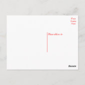 Red Happy Birthday Cavalier King Charles Spaniel Briefkaart (Achterkant)