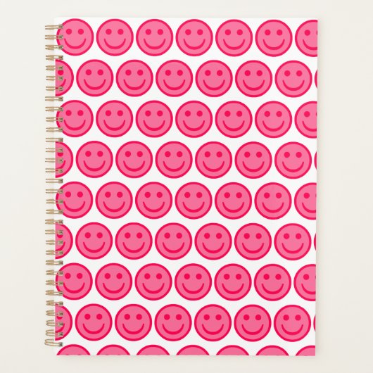 Red Happy Face Planner (Voorkant)