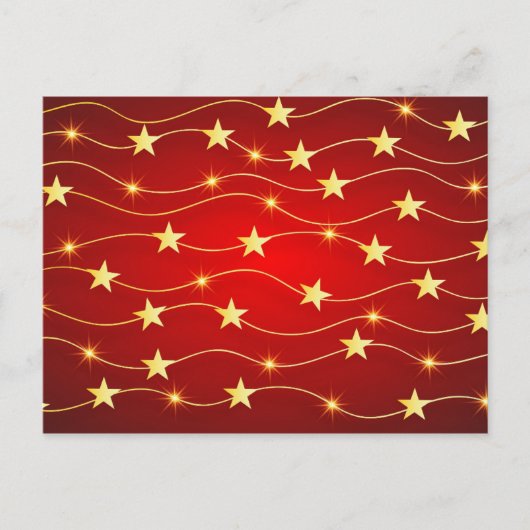Red Happy Nieuwjaar Briefkaart (Voorkant)