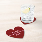 Red Happy Valentine's Day Onderzetter Set (Insitu)