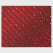 Red Happy xmas luxe background Cadeaupapier (Vlak)