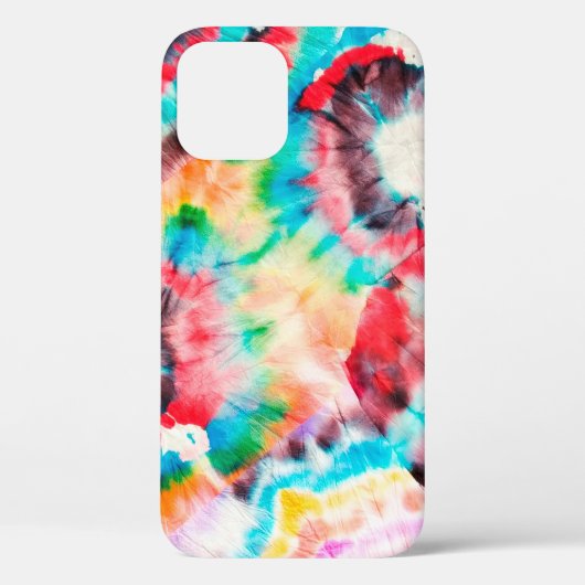 Red Hard Grunge. Shibori Pattern. Golden Brush Gra Case-Mate iPhone Case (Achterkant)