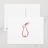 Red Hare Briefkaart (Voorkant / Achterkant)