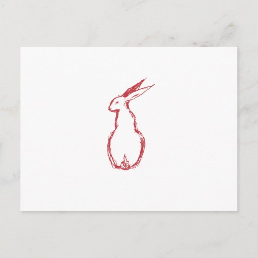 Red Hare Briefkaart (Voorkant)