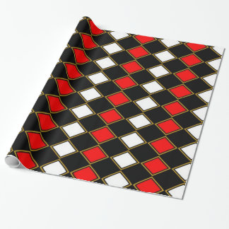Red Harlequin Cadeaupapier