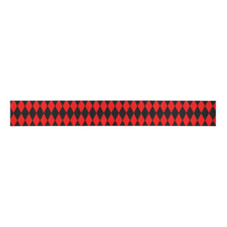 RED HARLEQUIN Ribbon Grosgrain Lint