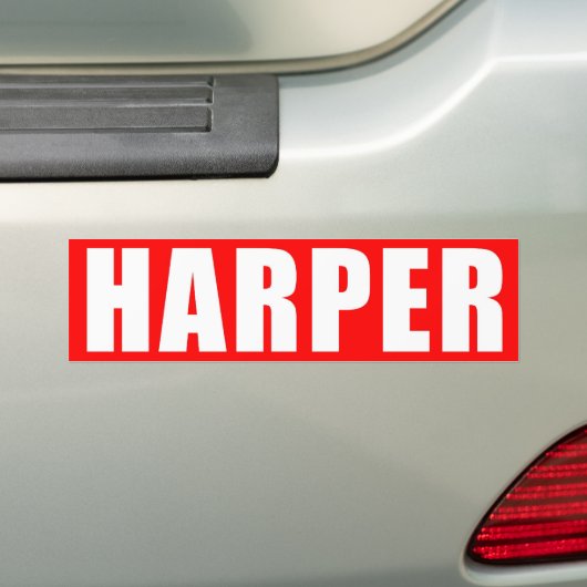 Red Harper Sticker (Op auto)