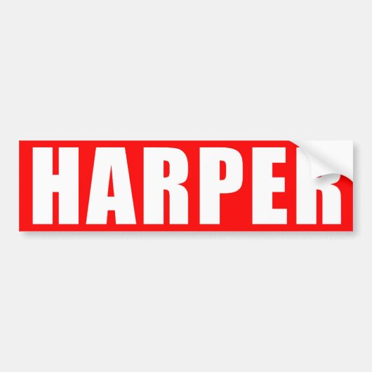 Red Harper Sticker (Voorkant)