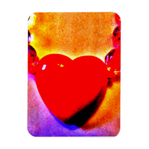 Red Hart Ketting 'Bewaar de Datum' Magneet