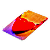 Red Hart Ketting 'Bewaar de Datum' Magneet (Linkerzijde)