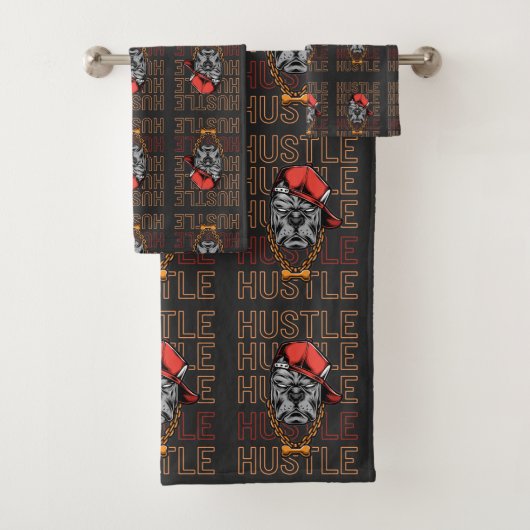 Red Hat Mad Dog Hustle Bad Handdoek (Insitu)