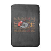 Red Hat Mad Dog Hustle Badmat (Voorkant Verticaal)
