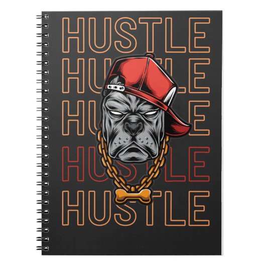  Red Hat Mad Dog Hustle  Notitieboek (Voorkant)