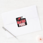 RED HAT PRIDE VIERKANTE STICKER (Envelop)