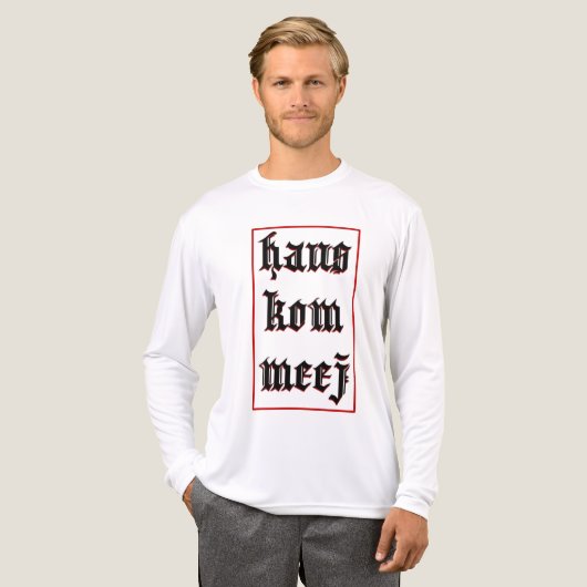 Red Haus Kom Meej Hmong Custom Design Shirt (Voorkant)