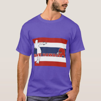 Red Hawaii en stem Republikeins T-shirt