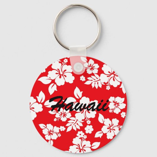 Red Hawaiian Sleutelhanger (Voorkant)