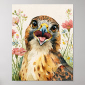 Red Hawk Vintage Poster (Voorkant)