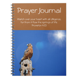 Red Hawk Wild Bird Prayer Journal Notitieboek