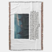 Red Hawk's Village throw blanket Deken (Voorkant Verticaal)