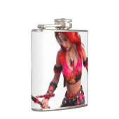 Red Hazard Cartoon Woman Heupfles (Rechts)